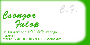 csongor fulop business card